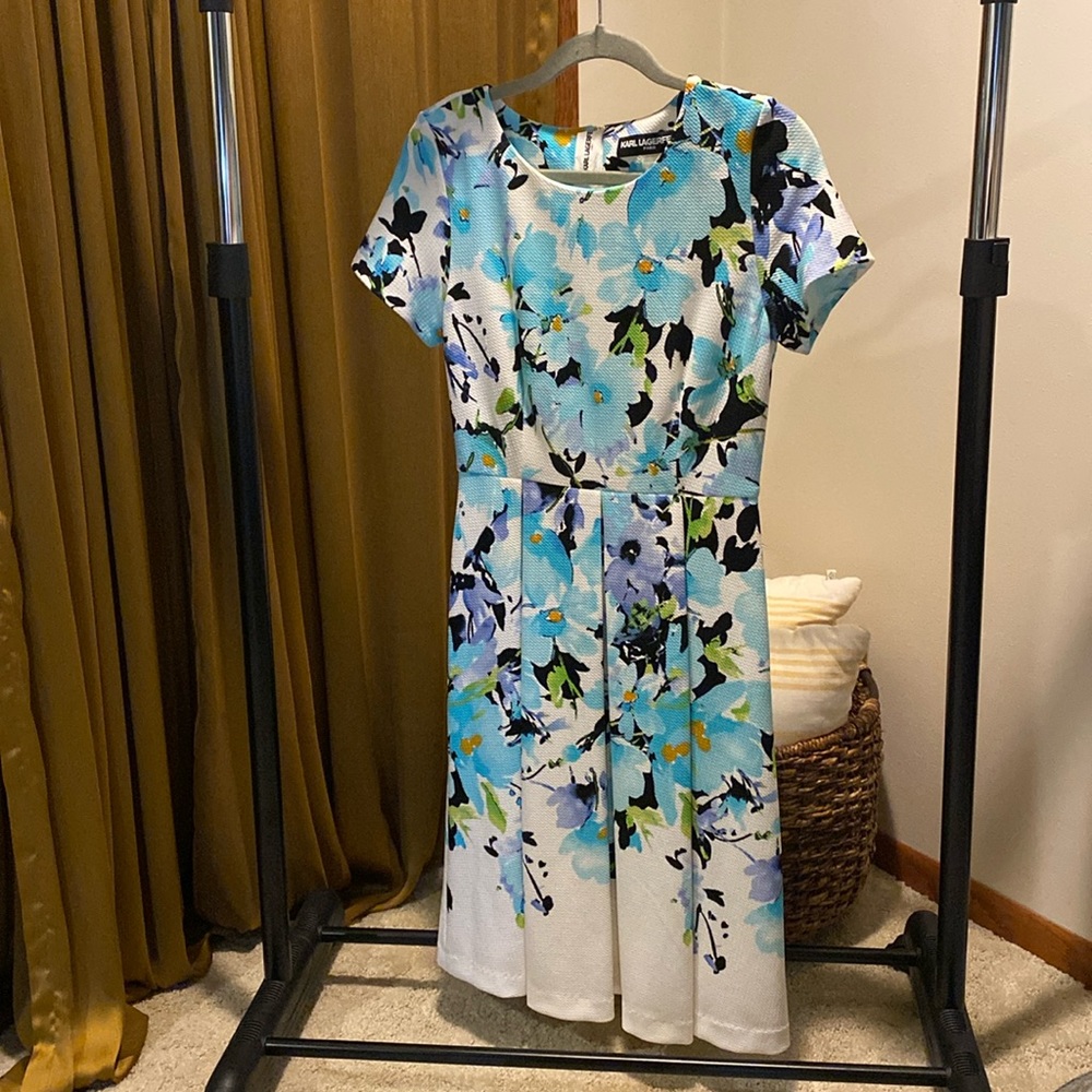 Karl Lagerfeld floral dress - Picture 2 of 9